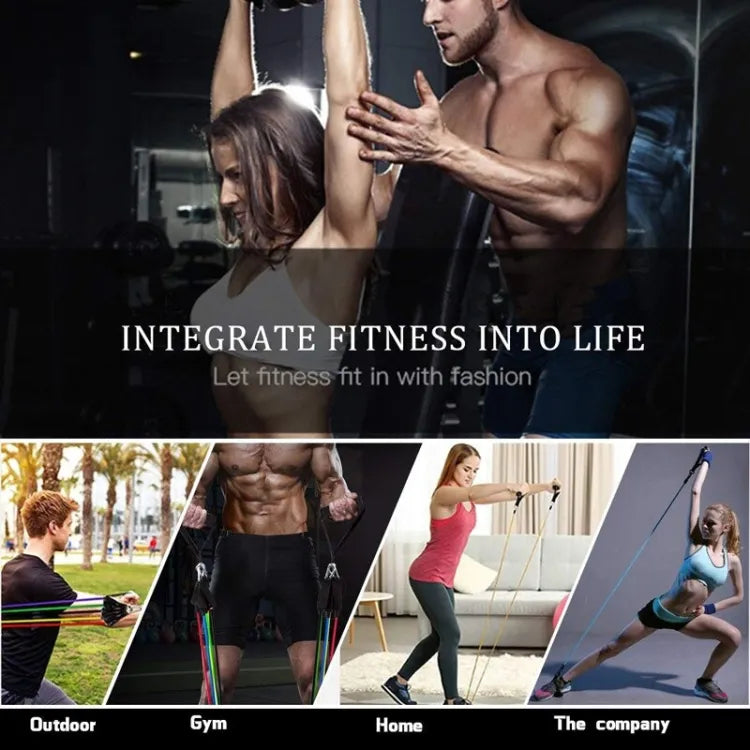 High Quality Portable Resistance Bands With Handles, Resistance Tubes