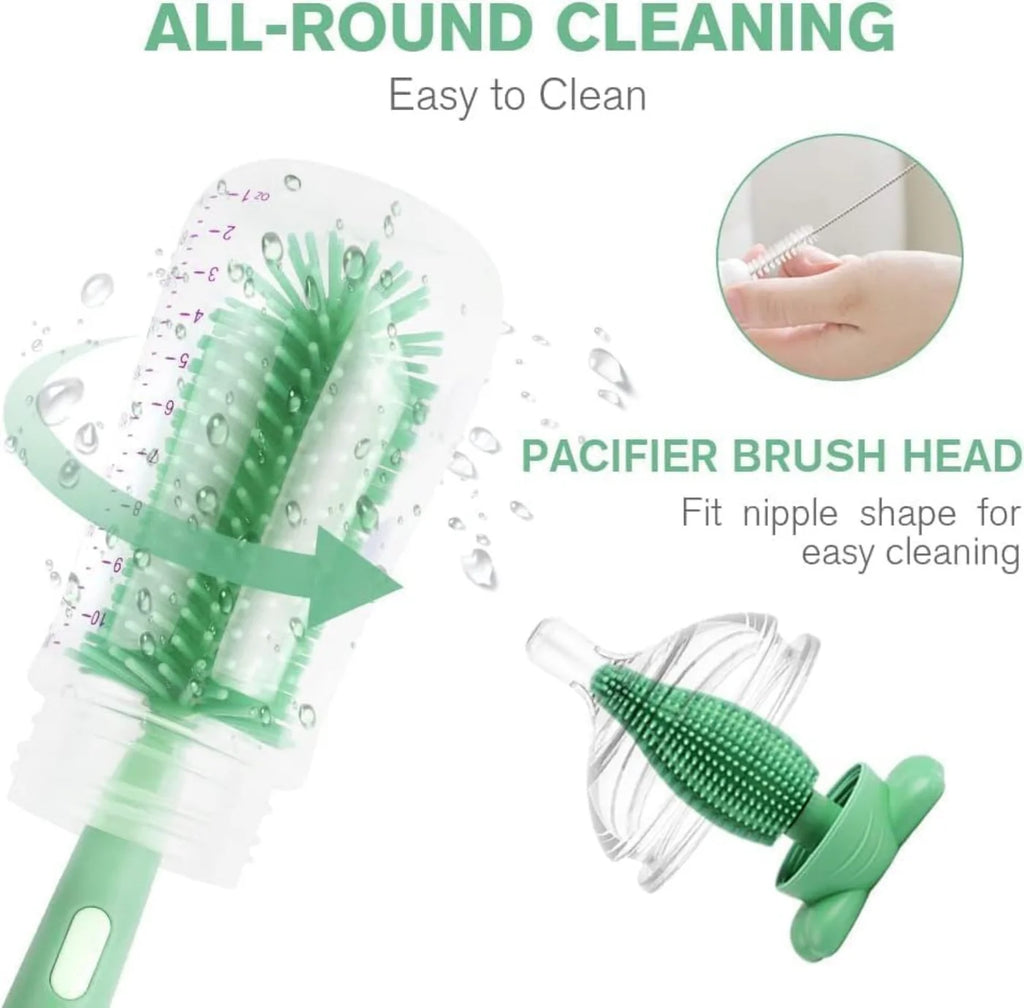 3-in-1 Silicone Baby Bottle Cleaning Brush