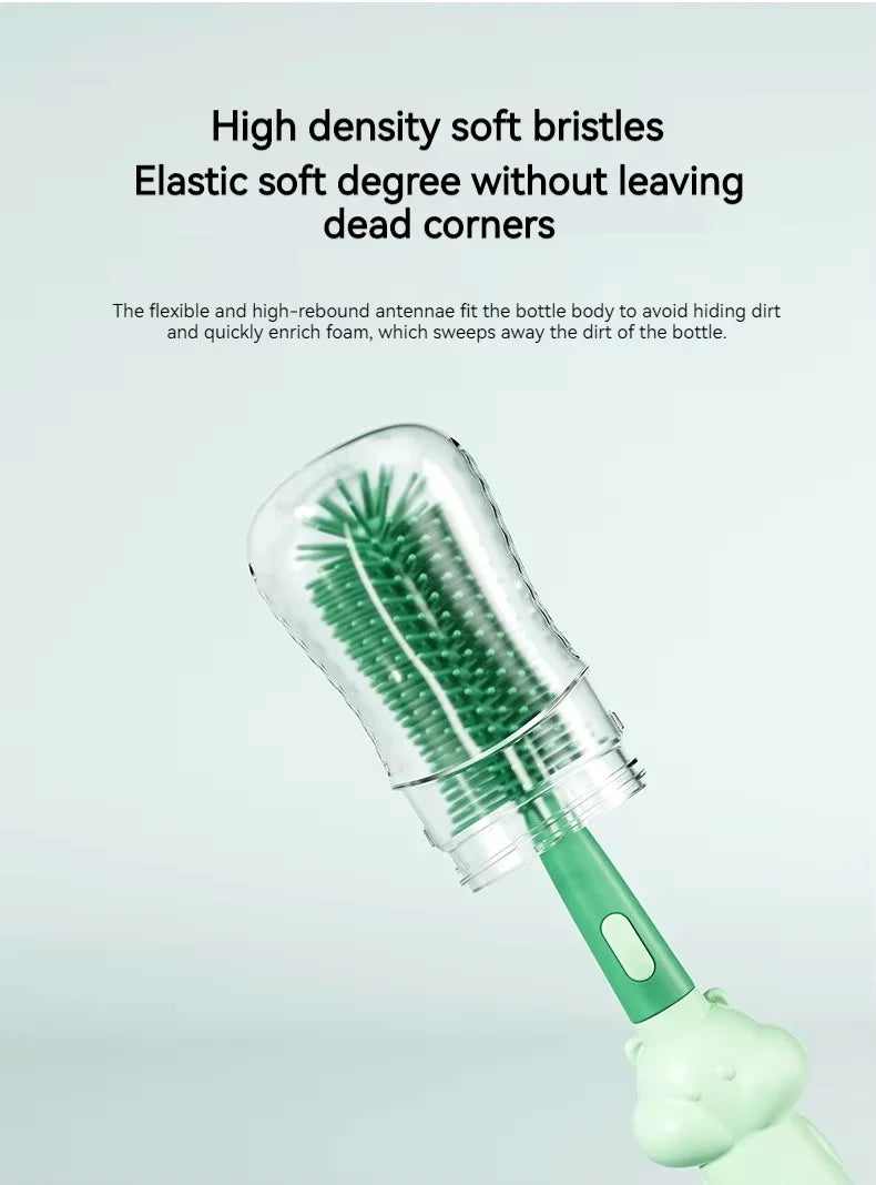 3-in-1 Silicone Baby Bottle Cleaning Brush