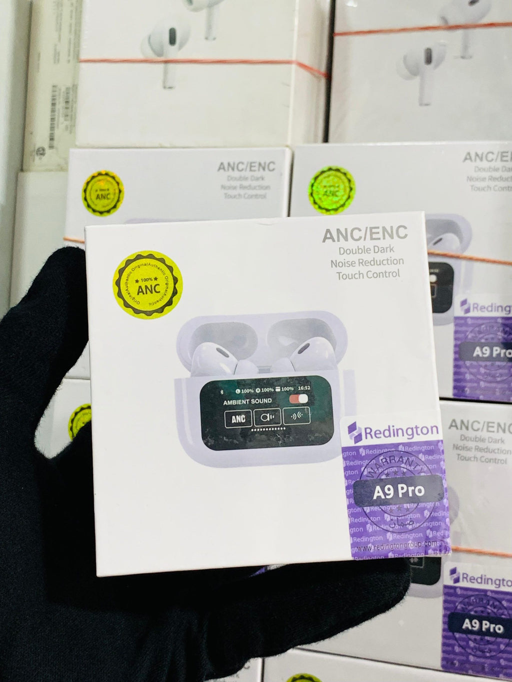 AirPods A9 Pro – ANC & ENC Noise Reduction, Touch Control, Boosted Bass, Wireless Earbuds for Android & iOS