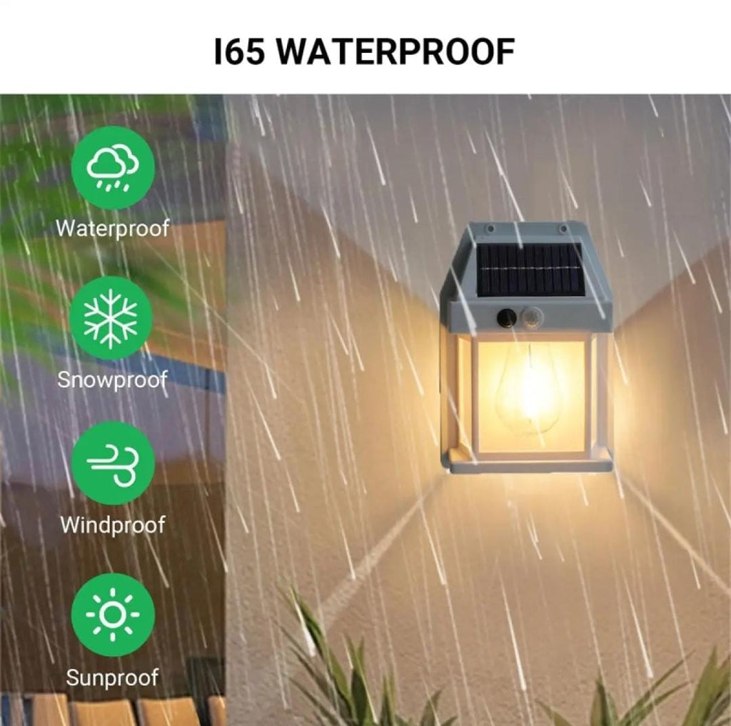 Solar Wall Lamp – Energy-Saving Outdoor Light with Waterproof Design for Home and Garde