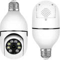 Bulb Camera 1080P WiFi 360° Panoramic Security Camera | Night Vision & Two-Way Audio
